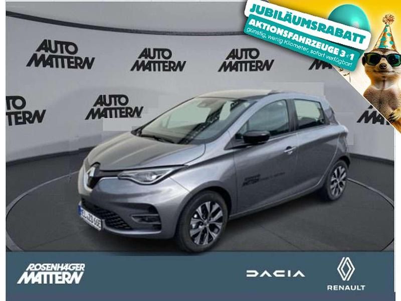 Weiß gletscherweiss Gebraucht 2023 Renault Zoe Evolution Kleinwagen | 21.989 € (Etwas zu teuer) - Bild 1/4
