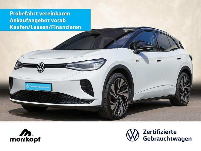 Gletscherweiss, metallic Gebraucht 2023 VW ID.4 GTX SUV | 35.850 € (Fairer Preis) - Bild 1/4
