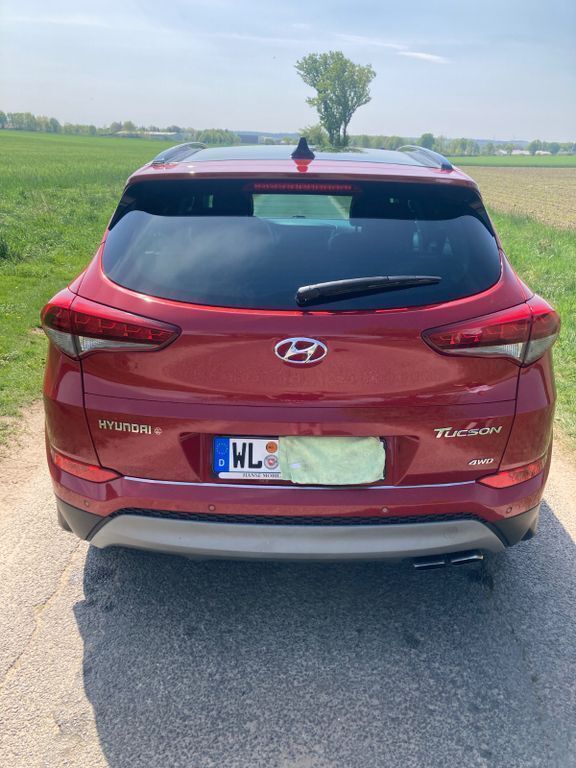 Gebraucht Hyundai Tucson Premium 177 PS (130 kW) 2017 Rot SUV