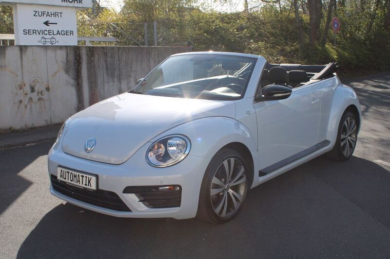 White silver metallic Gebraucht 2017 VW Beetle Cabrio | 23.800 € (Teuer) - Bild 1/4