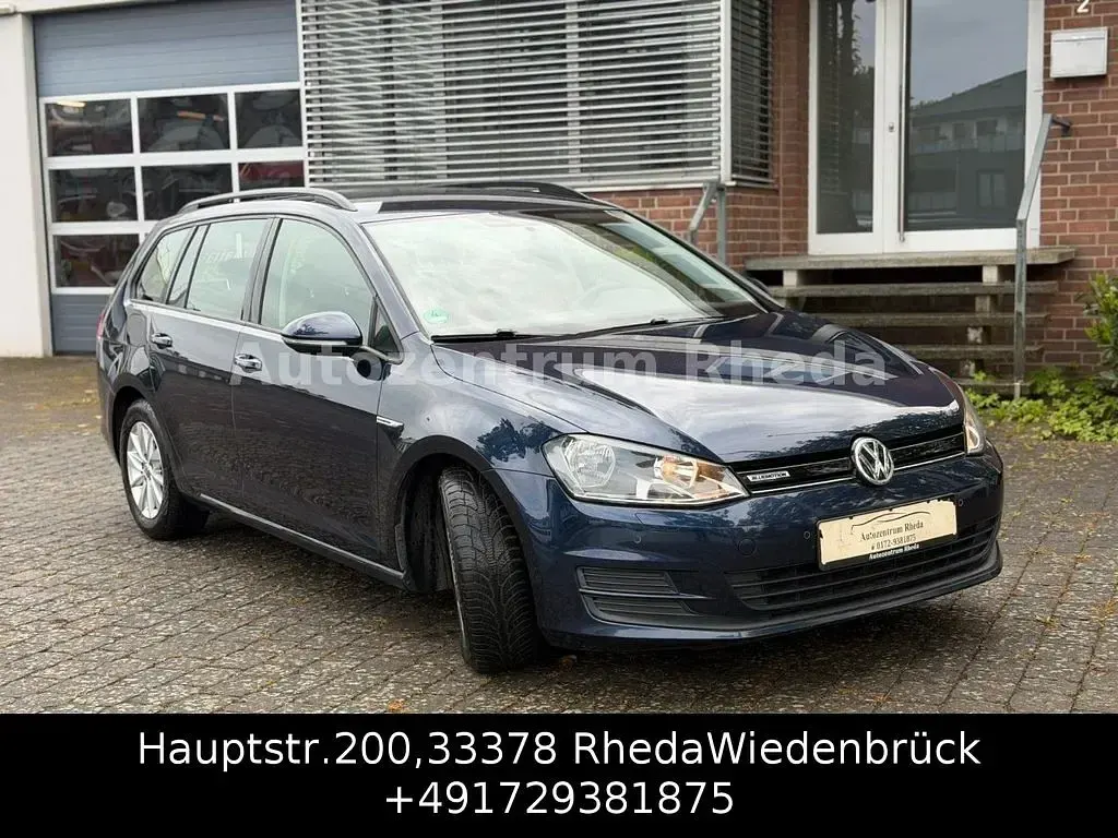 Gebraucht VW Golf VII Trendline 110 PS (80 kW) 2015 Blau Kombi