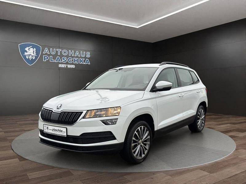 Moonweiß Gebraucht 2021 Skoda Karoq Style SUV | 20.950 € (Guter Preis) - Bild 1/4