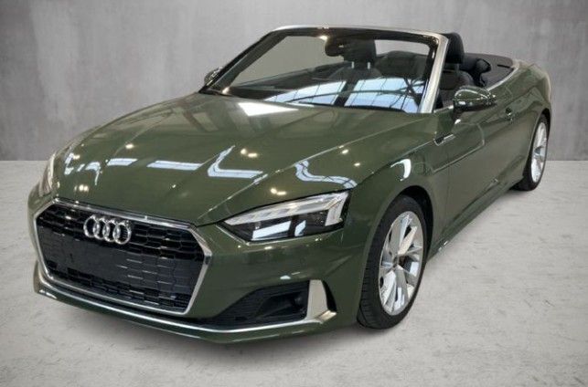Grün distriktgrün (metallic) Gebraucht 2024 Audi A5 Cabriolet Advanced Plus Cabrio | 42.980 € (Guter Preis) - Bild 1/4