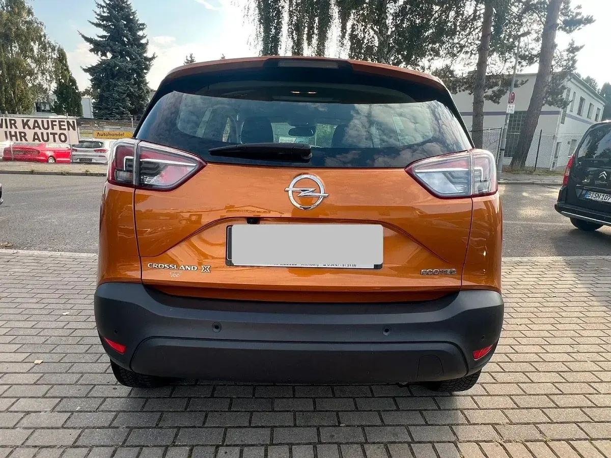 Gebraucht Opel Crossland Edition 110 PS (80 kW) 2017 Orange SUV