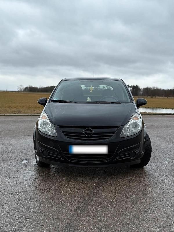 Gebraucht Opel Corsa 78 PS (57 kW) 2010 Schwarz Kleinwagen