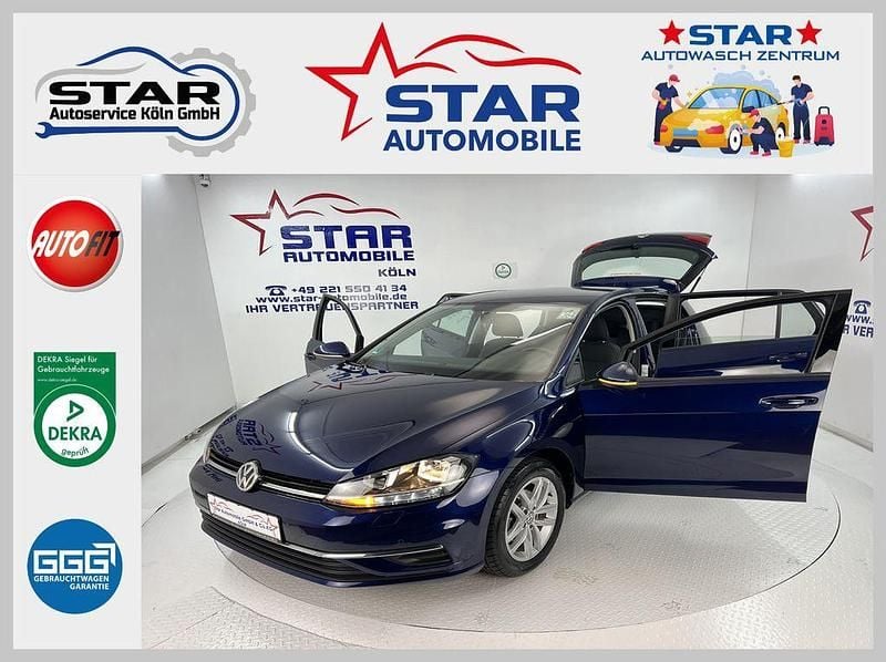Blau Gebraucht 2020 VW Golf VII Comfortline Limousine | 15.490 € (Guter Preis) - Bild 1/4