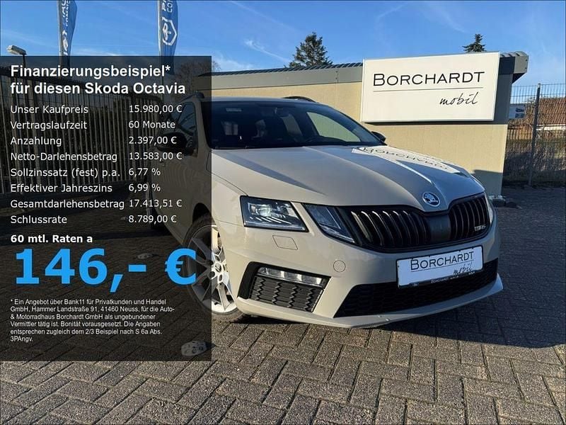 Gebraucht Skoda Octavia RS 230 PS (169 kW) 2018 Steelgrau Limousine