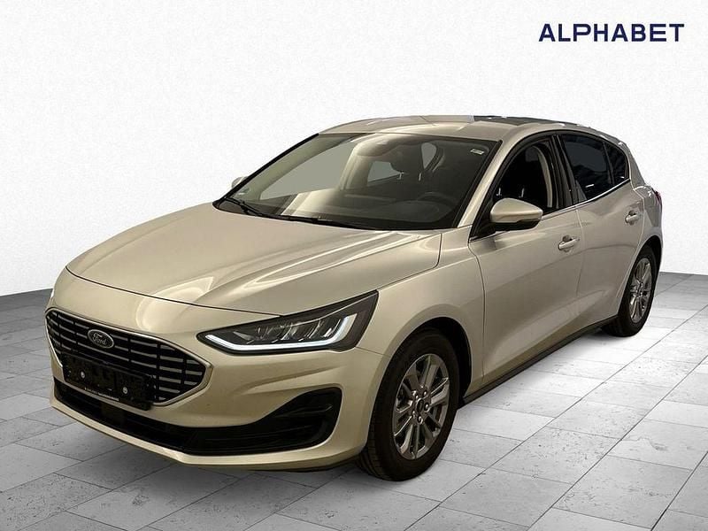 Moondust silber Gebraucht 2023 Ford Focus Titanium Limousine | 18.890 € (Superpreis) - Bild 1/4