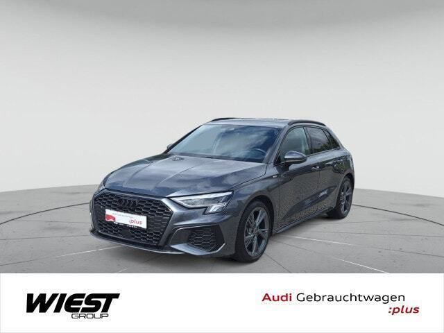 Daytonagrau perleffekt Gebraucht 2024 Audi A3 S-Line Limousine | 34.880 € (Teuer) - Bild 1/4