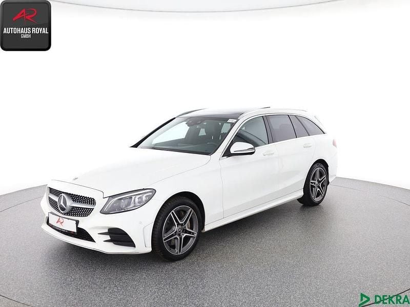 Weiß Gebraucht 2018 Mercedes C400 AMG Limousine | 31.880 € (Fairer Preis) - Bild 1/4