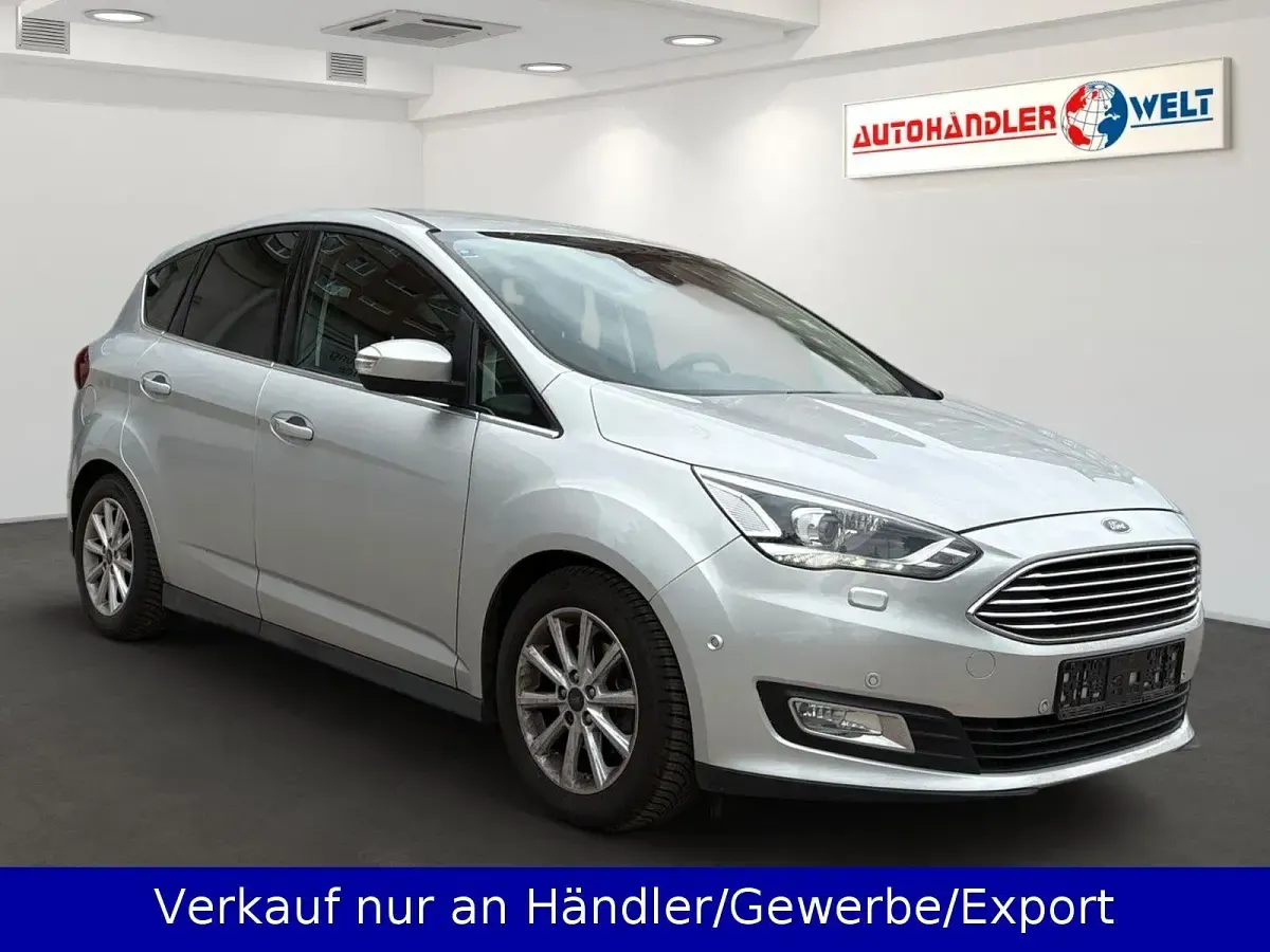 Gebraucht Ford C-MAX Titanium 125 PS (91 kW) 2015 Silber Van / Kleinbus