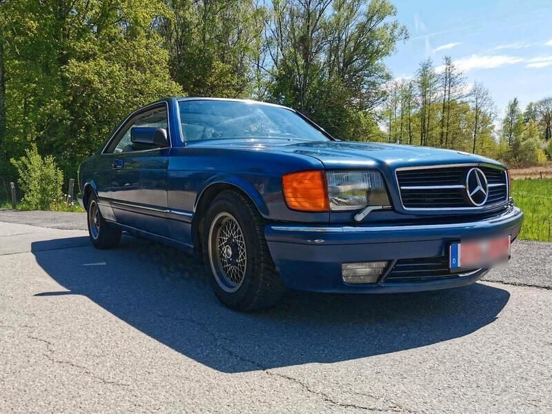 Blau Gebraucht 1986 Mercedes 500 Coupé | 14.000 € - Bild 1/4