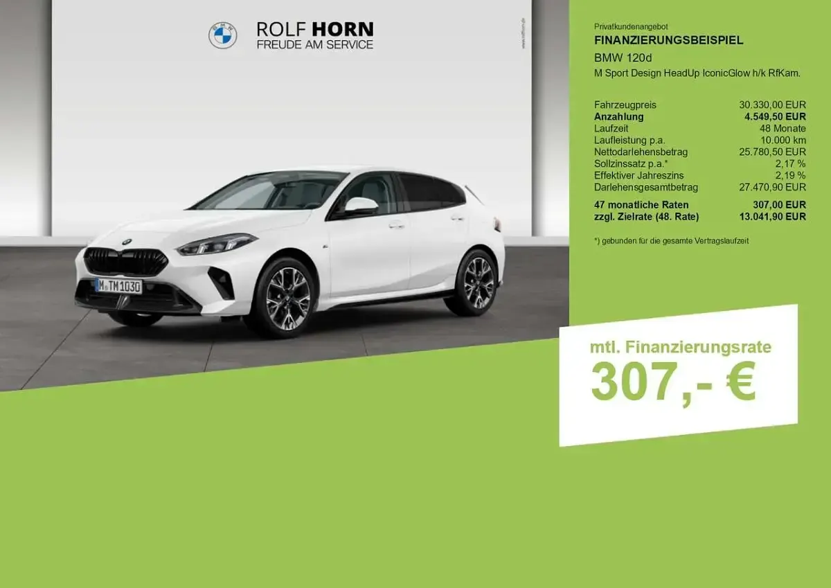 Gebraucht BMW 120 M Sport 163 PS (119 kW) 2025 Alpinweiss 3 Kleinwagen