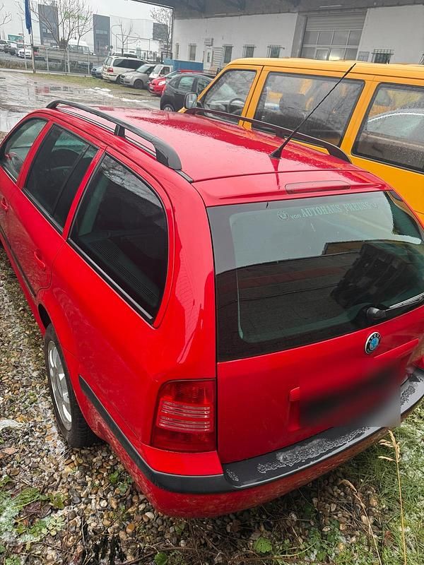 Brugt Skoda Octavia 116 HK (85 kW) 2003 Rød Stationcar