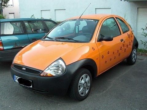 Gebraucht Ford Ka 60 PS (44 kW) 1999 Orange Kleinwagen