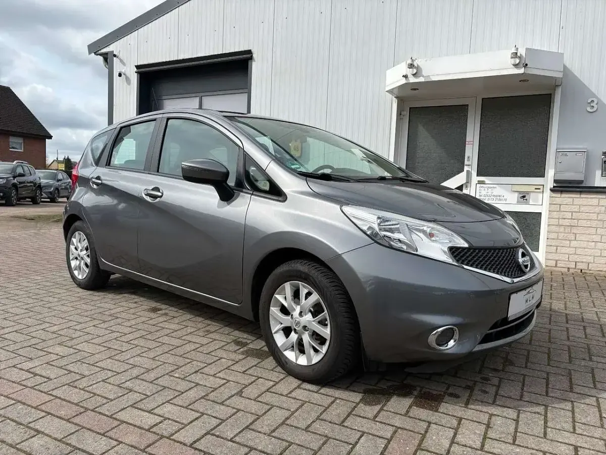 Second-hand Nissan Note Acenta 80 CP (58 kW) 2015 Gri Hatchback
