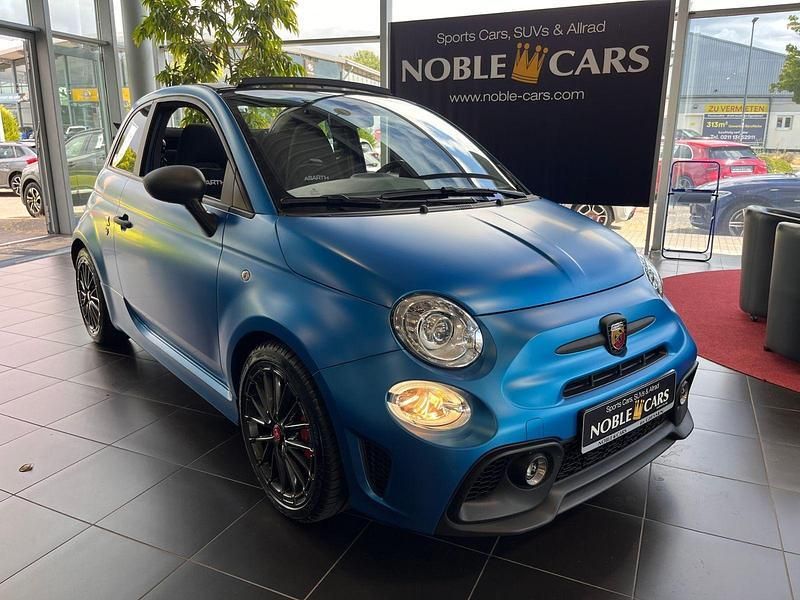 Matt blau Gebraucht 2022 Abarth 595C Competizione Cabrio | 28.890 € (Etwas zu teuer) - Bild 1/4