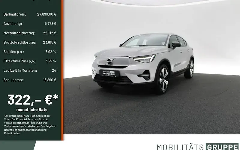 Occasion Volvo C40 Core 300 kW (408 ch) 2022 Argent SUV