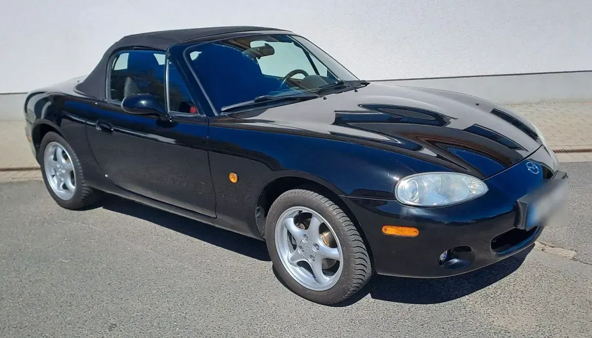Gebraucht Mazda MX5 110 PS (80 kW) 2001 Schwarz Cabrio