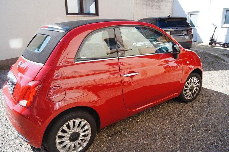 Gebraucht Fiat 500 Lounge 69 PS (50 kW) 2018 Rosso corsa/sfrontato/argilla/ Cabrio