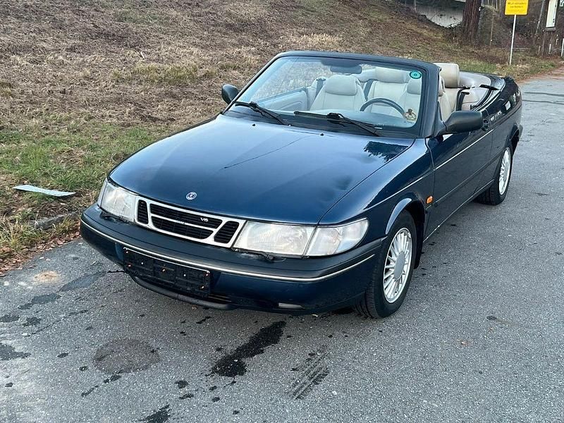 Blau Gebraucht 1994 Saab 900 Cabriolet Cabrio | 8.500 € - Bild 1/4