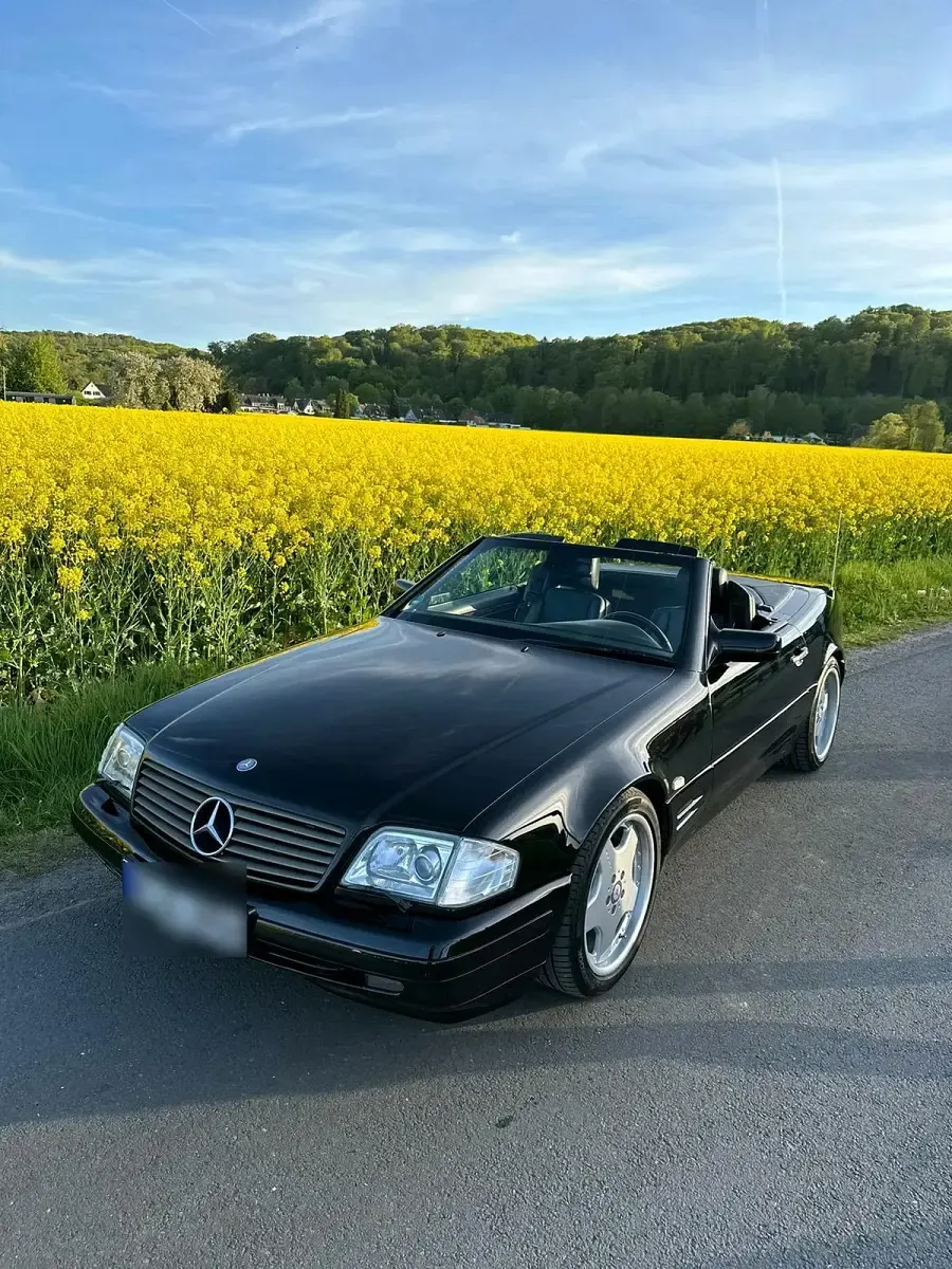 Gebraucht Mercedes SL280 193 PS (141 kW) 1997 Schwarz Cabrio