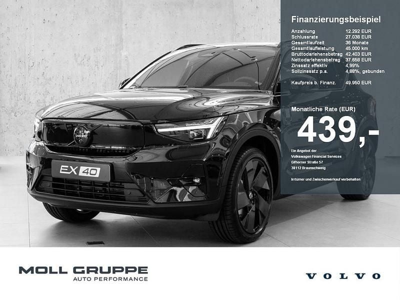 Schwarz Gebraucht 2025 Volvo EX40 Plus SUV | 49.950 € (Superpreis) - Bild 1/4