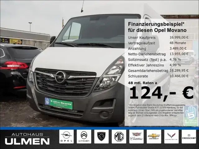 Weiss Gebraucht 2021 Opel Movano Van | 18.666 € (Fairer Preis) - Bild 1/2