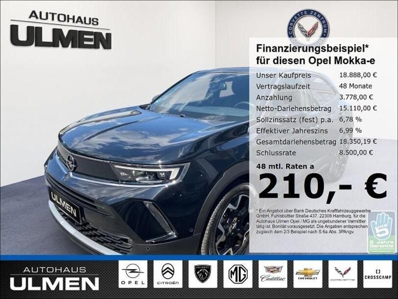 Schwarz Gebraucht 2021 Opel Mokka-e Ultimate SUV | 18.888 € (Fairer Preis) - Bild 1/4