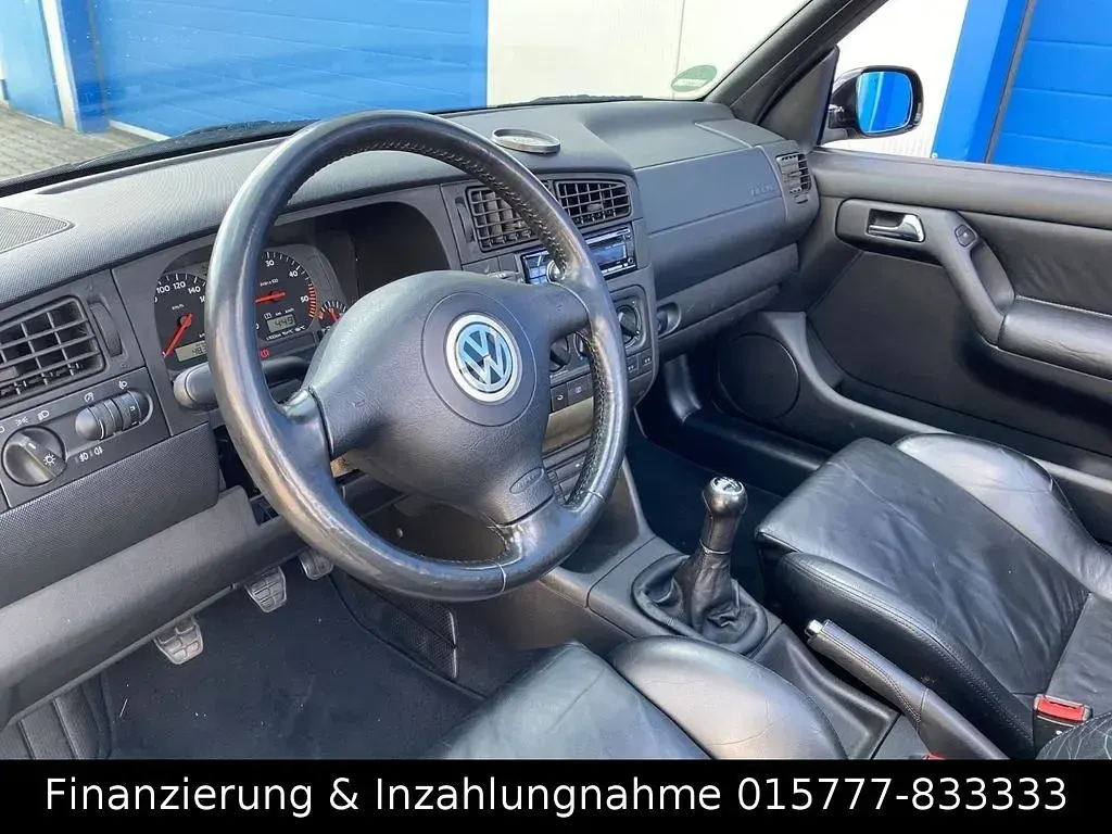 Gebraucht VW Golf Conceptline 110 PS (80 kW) 2000 Schwarz Cabrio