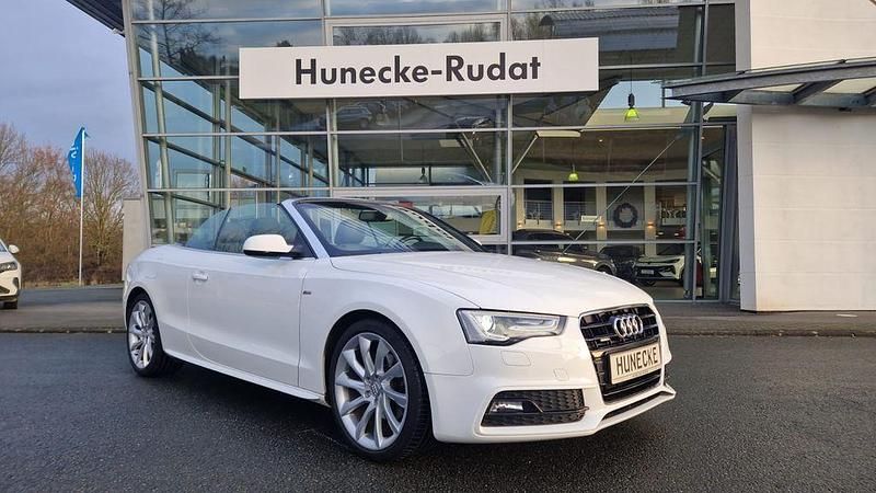 Weiß Gebraucht 2016 Audi A5 Cabriolet S-Line Cabrio | 17.930 € (Fairer Preis) - Bild 1/4