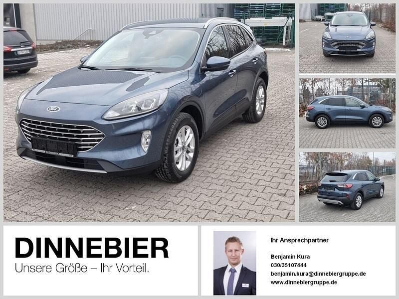 Blau (metallic) Gebraucht 2022 Ford Kuga Titanium SUV | 25.619 € (Guter Preis) - Bild 1/4