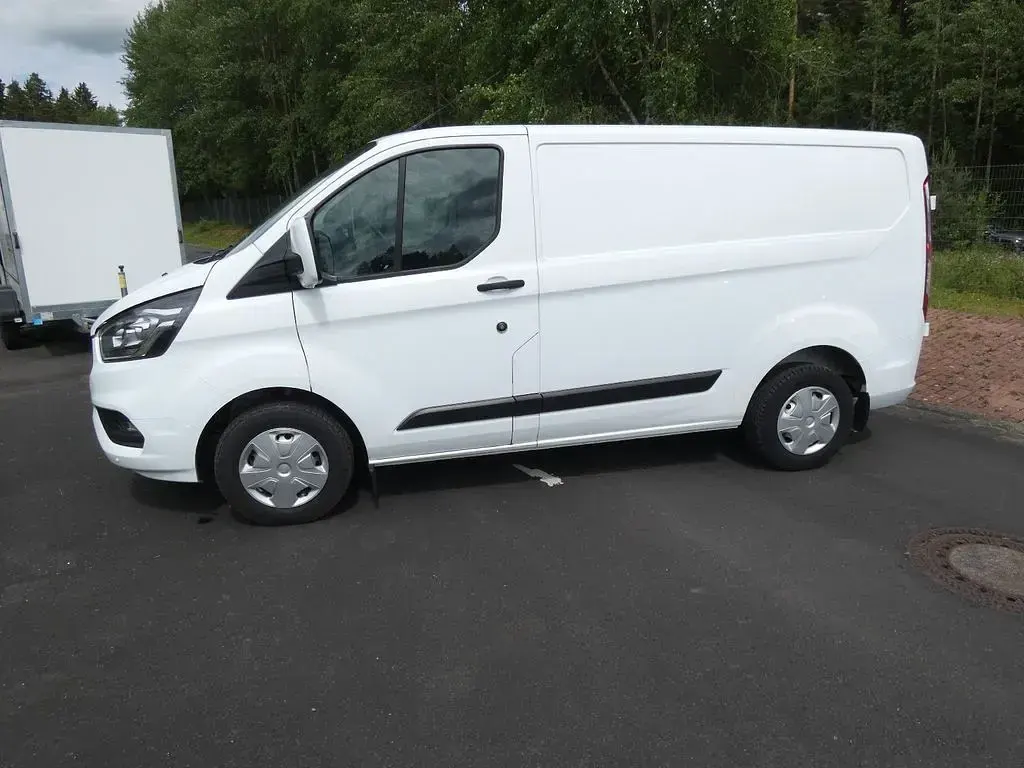 Gebraucht Ford Transit Custom Trend 131 PS (96 kW) 2021 Weiß Van / Kleinbus