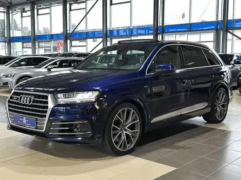 Occasion Audi SQ7 Ambiente 435 ch (319 kW) 2018 Bleue SUV