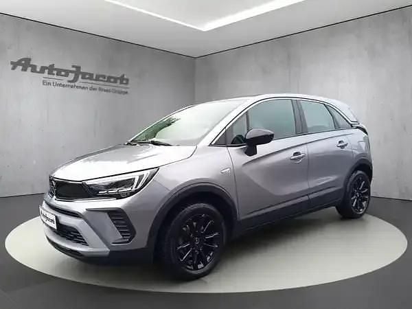 Quarz silber (metallic) Gebraucht 2022 Opel Crossland Elegance SUV | 17.450 € (Fairer Preis) - Bild 1/4