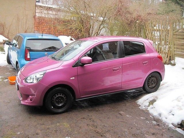 Gebraucht Mitsubishi Space Star 80 PS (58 kW) 2014 Violet Kleinwagen