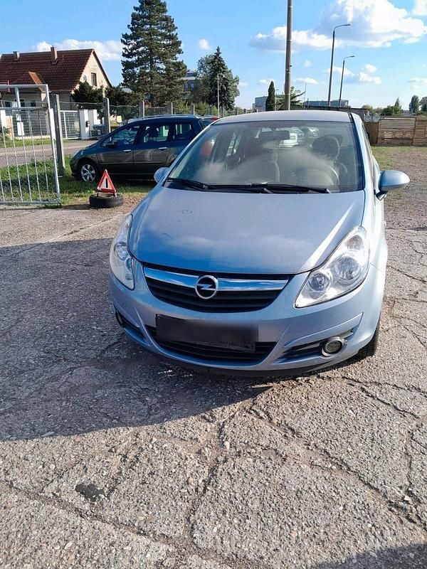 Blau Gebraucht 2007 Opel Corsa Limousine | 1.999 € (Fairer Preis) - Bild 1/4
