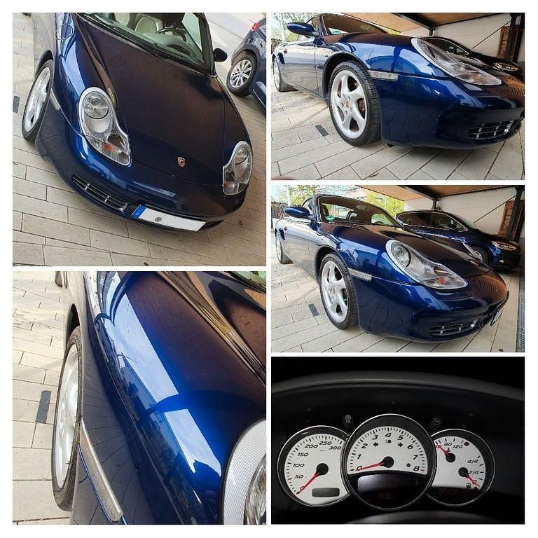 Blau Gebraucht 2002 Porsche 986 Boxster Cabrio | 16.500 € (Superpreis) - Bild 1/4