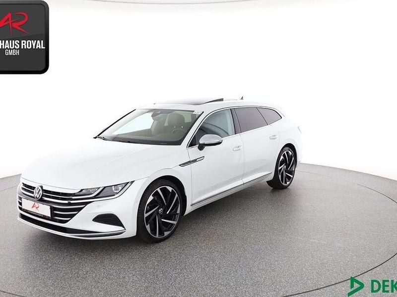 Oryxweiß perlmutteffekt Gebraucht 2021 VW Arteon R-line Kombi | 28.780 € (Fairer Preis) - Bild 1/4