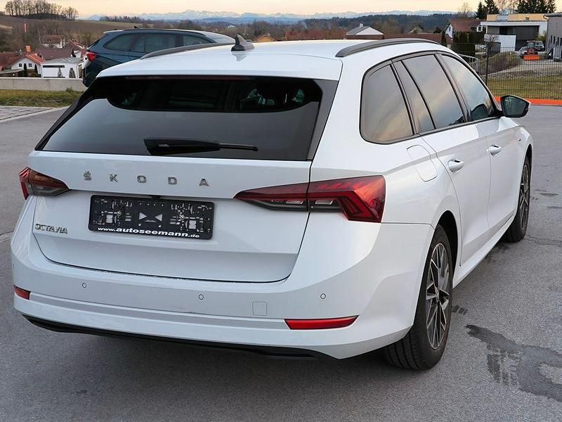 Gebraucht Skoda Octavia Clever 116 PS (85 kW) 2021 Weiß Kombi