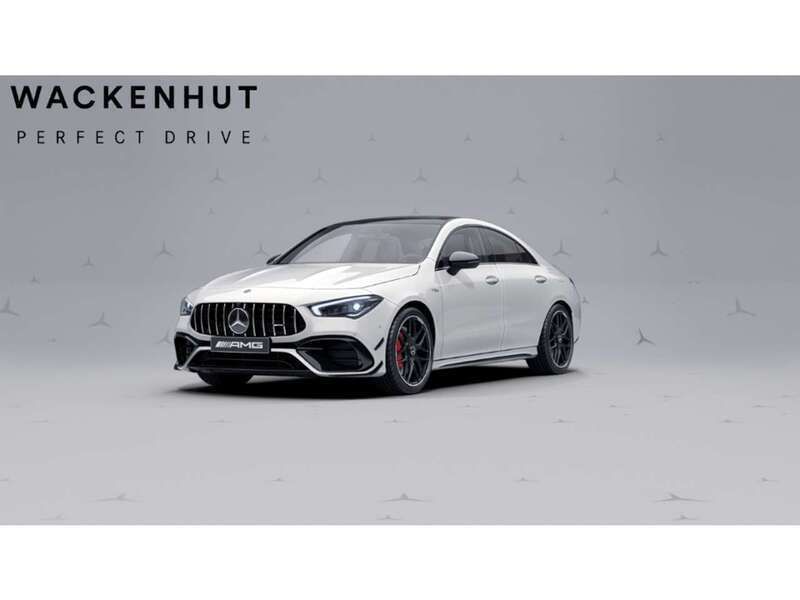 Weiss Gebraucht 2023 Mercedes CLA45 AMG AMG Coupé | 59.900 € (Etwas zu teuer) - Bild 1/3