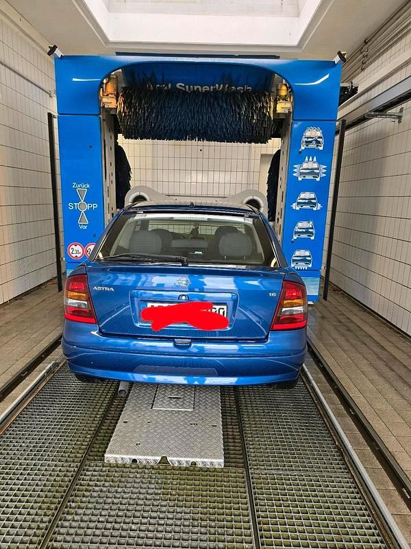 Gebraucht Opel Astra 100 PS (73 kW) 2002 Blau Limousine