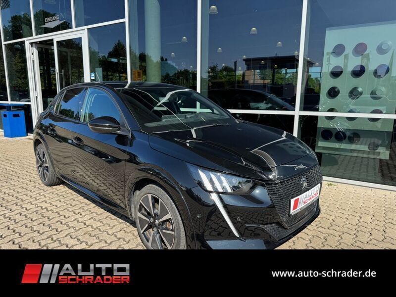 Schwarz Gebraucht 2021 Peugeot e-208 GT Kleinwagen | 17.770 € (Fairer Preis) - Bild 1/4