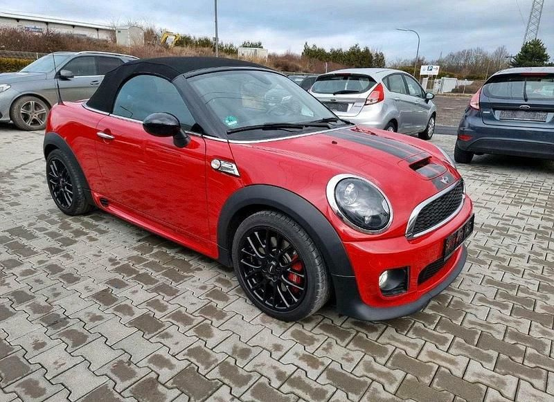Rot Gebraucht 2015 Mini John Cooper Works Cabriolet Cabrio | 19.950 € (Teuer) - Bild 1/4
