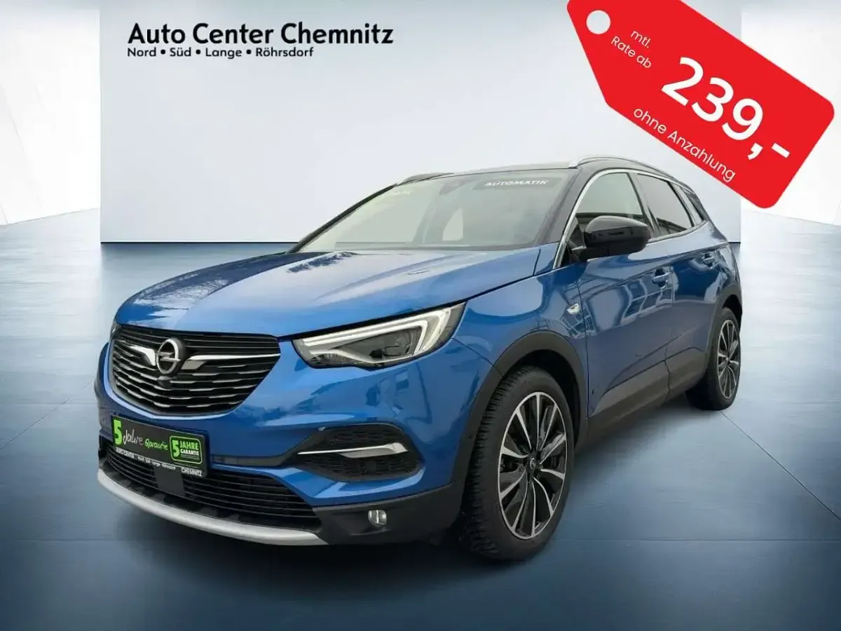 Gebraucht Opel Grandland X Ultimate 300 PS (220 kW) 2021 Topas blau SUV