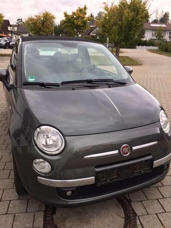 Grau Gebraucht 2013 Fiat 500 Lounge Cabrio | 3.900 € (Superpreis) - Bild 1/4