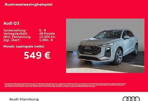 Neu Audi Q3 Ambiente 150 PS (110 kW) 2025 Grau SUV
