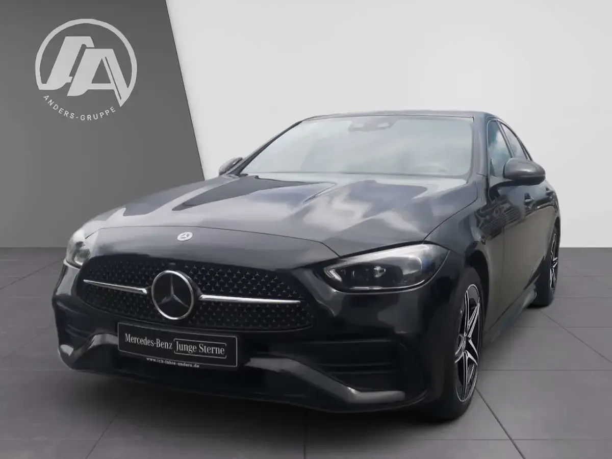 Gebraucht Mercedes C300e AMG 204 PS (150 kW) 2023 Schwarz obsidianschwarz Limousine