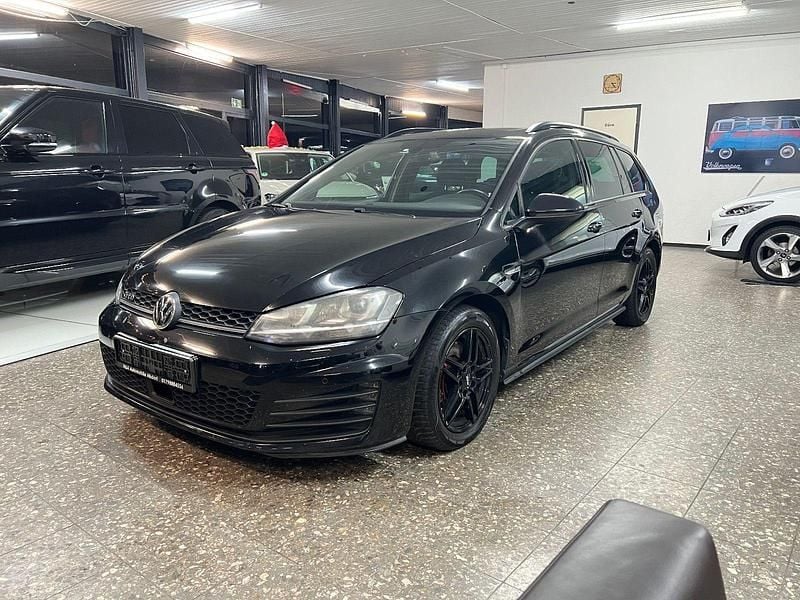 Schwarz Gebraucht 2015 VW Golf VII GTD Kombi | 8.895 € (Superpreis) - Bild 1/4