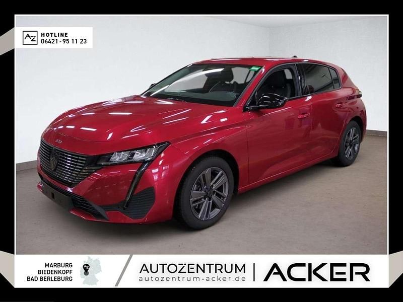 Rot/typ verkleidung aussen metallic + farbig lackiert (rot) Gebraucht 2024 Peugeot 308 Allure Limousine | 23.980 € (Superpreis) - Bild 1/4